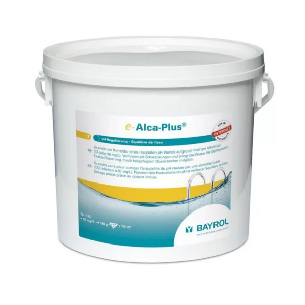 Eckschlager GmbH. Pflegemittel, Pool. Alca Plus Granulat, Alkalität