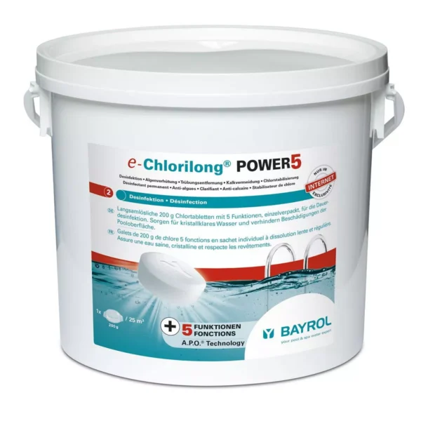 Eckschlager GmbH, Pool, Pflegemittel, Chlorilong Power 5, Desinfektionsmittel,