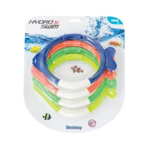 Hydro-Swim™ 4er Set Tauchringe für Kinder, Lil‘ Fish, ab 3 Jahren