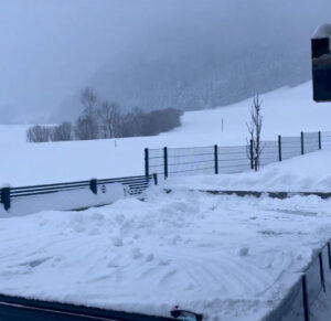 Eckschlager GmbH, Pool, Poolbau, WInter, Schnee, Pool Überdachung im WInter